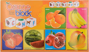 Orange picture Block