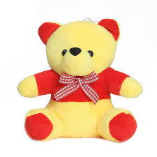 RED AND YELLOW CUT BEAR